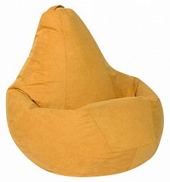 Кресло-мешок Желтый Велюр L - Фото предпросмотра