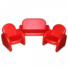 Комплект мягкой игровой мебели «Малыш» Красный - Фото предпросмотра