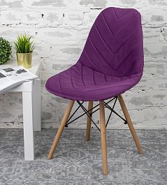 Чехол Е03 на стул Eames, фиолетовый - Фото предпросмотра