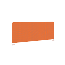 Metal System Экран тканевый боковой Б.ТЭКР-90 Оранжевый/Белый металл 900*390*22 - Фото предпросмотра