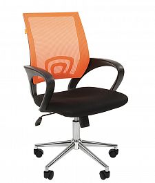 Кресло CHAIRMAN 696 хром orange - Фото предпросмотра