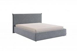 Кровать с основанием Лада 160х200 см ZO.KM1.6-20.2171 графит (велюр) - Фото предпросмотра