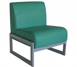 СИГМА Одноместная секция (66х69х78) экокожа зеленый "Кресла" ТК-002120400682 зеленый - Фото предпросмотра