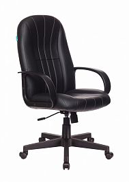 Кресло руководителя Бюрократ T-898AXSN черный Leather Black искусственная кожа крестовина пластик "Компьютерные кресла" ТО-002159002590 черный - Фото предпросмотра