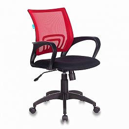 Кресло Бюрократ CH-695N, R, TW-11 спинка сетка красный TW-35N сиденье черный TW-11 "Компьютерные кресла" ТО-002159002321 красный - Фото предпросмотра