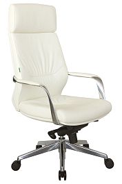 Кресло Alvaro A1815 Белый (6207) натуральная кожа - Фото предпросмотра