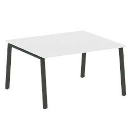 Metal System Перег. стол (1 столешница) на А-образном м/к БА.ПРГ-1.3 Белый/Антрацит металл 1400*1235*750 - Фото предпросмотра