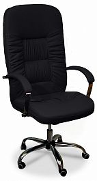 Кресло компьютерное Болеро КВ-03, черное - Фото предпросмотра