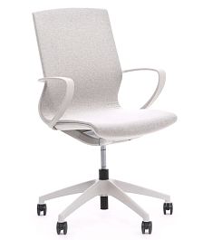Кресло для персонала MARICS white / light grey СВ.СЕР/БЕЛЫЙ 47/68x51/55xh95-104 cm "Кресла для персонала"  ТК-002907034455 белый - Фото предпросмотра