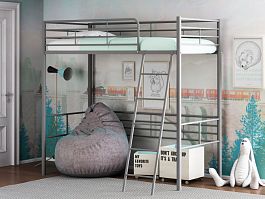 Двухъярусная кровать "Севилья-5.01" серый - Фото предпросмотра