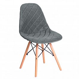 Чехол Е06 на стул Eames, серый - Фото предпросмотра
