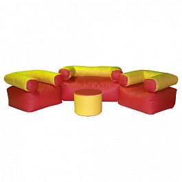 «Релакс» Комплект детской мебели "Красно-желтый" - Фото предпросмотра