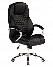 Офисное кресло для руководителей DOBRIN CHESTER (чёрный) - Фото предпросмотра