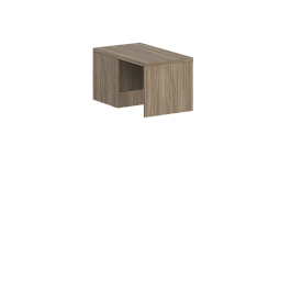 Надстройка тип 2 на тумбу-органайзер 700 Sigma, 400х700х375 / цвет: дуб темный - Фото предпросмотра