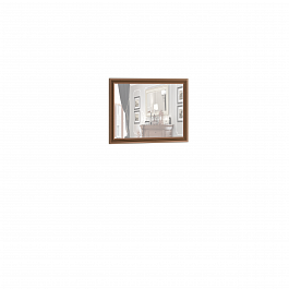 Спальня "Ливорно" Зеркало навесное ЛЗ-20 орех донской - Фото предпросмотра