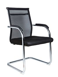 Кресло офисное Дерби CF / черная сидушка / черная спинка - Фото предпросмотра