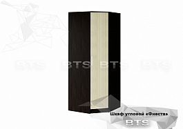 "Фиеста" шкаф угловой (876х2216х876) венге/лоредо - Фото предпросмотра