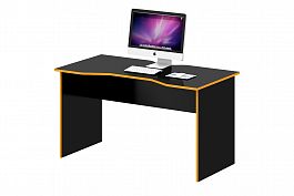 Стол для геймера "Геймерские столы" ПК-ПРА-СТГ135Х70-В1-1114 оранжевый - Фото предпросмотра