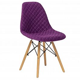 Чехол Е07 на стул Eames, фиолетовый - Фото предпросмотра