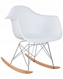 Кресло-качалка DOBRIN DAW ROCK (цвет белый) (LMZL-PP620A) - Фото предпросмотра