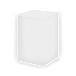 Onix Накладка угловая высокая внешняя с подсветкой левая O.R-NU.V.VNE.S (L) Белый бриллиант 432*432*674 - Фото предпросмотра