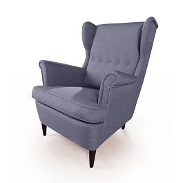 Кресло Redford, рогожка синий - Фото предпросмотра