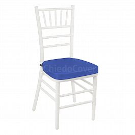 Подушка 01 для стула Кьявари, 5см, синяя - Фото предпросмотра