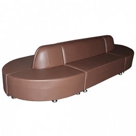 Комплект мягкой мебели «Стрекоза» коричневый - Фото предпросмотра