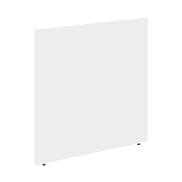 Onix Стойка (боковина) завершающая низкая прямая левая O.R-SNP (L) Белый бриллиант 25*766*775 - Фото предпросмотра
