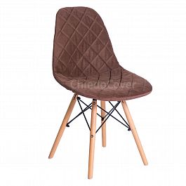 Чехол Е06 на стул Eames, коричневый - Фото предпросмотра
