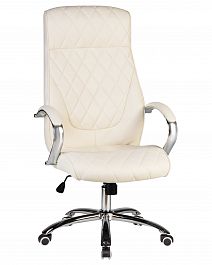 Офисное кресло для руководителей DOBRIN BENJAMIN (кремовый) - Фото предпросмотра