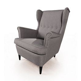 Кресло Redford, рогожка серый - Фото предпросмотра