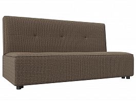 Прямой диван Зиммер (полностью рогожка Корфу 03) - Фото предпросмотра