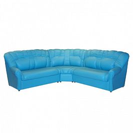 Комплект мягкой угловой мебели «Медвежонок» (3+1+3) Голубой - Фото предпросмотра