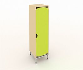 Шкаф для детской одежды на ножках ШГС1М желтый - Фото предпросмотра