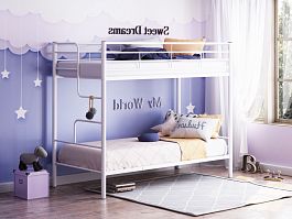 Двухъярусная кровать "Севилья-4" белый - Фото предпросмотра