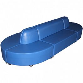 Комплект мягкой мебели «Стрекоза» синий - Фото предпросмотра