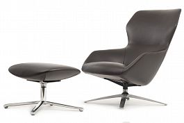 Кресло Selin (F1705) темно-коричневый - Фото предпросмотра