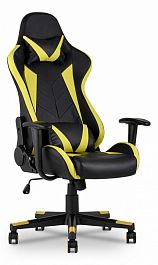 Кресло игровое TopChairs Gallardo желтое - Фото предпросмотра