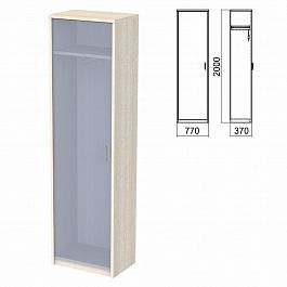 Шкаф для одежды ЧАСТЬ 1 "Арго", 560х370х2000 мм, ясень шимо - Фото предпросмотра