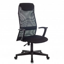 Кресло офисное KB-8, ткань-сетка, черное, 492617 - Фото предпросмотра