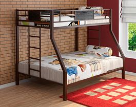 Двухъярусная кровать "Гранада" коричневый - Фото предпросмотра
