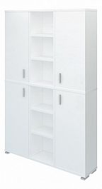 Шкаф книжный Домино ПУ-40-5 Белый - Фото предпросмотра