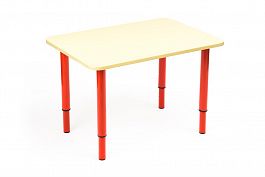 Детский стол Кузя (желто-красный) - Фото предпросмотра