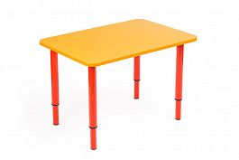 Детский стол Кузя (оранжевый+красный) - Фото предпросмотра