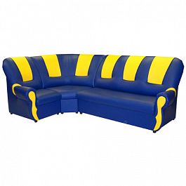 «Вита» "Комплект угловой мебели" Сине-желтый - Фото предпросмотра