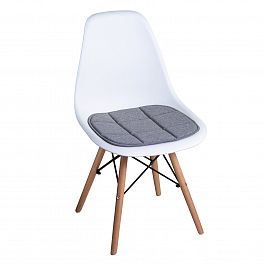 Подушка на стул, галета серый - Фото предпросмотра