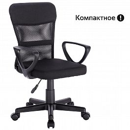 Кресло подростковое КОМПАКТНОЕ BRABIX "Jet MG-315", черное, 531839 - Фото предпросмотра