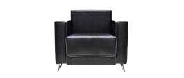 Кресло "Блок А-03/4" с подлокотниками - Фото предпросмотра