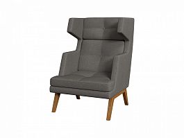 Кресло высокое Беверли 800x940x1170 ткань tempo 9 темно-серый "Мягкая мебель для кабинета" ТК-002920003257 темно-серый - Фото предпросмотра